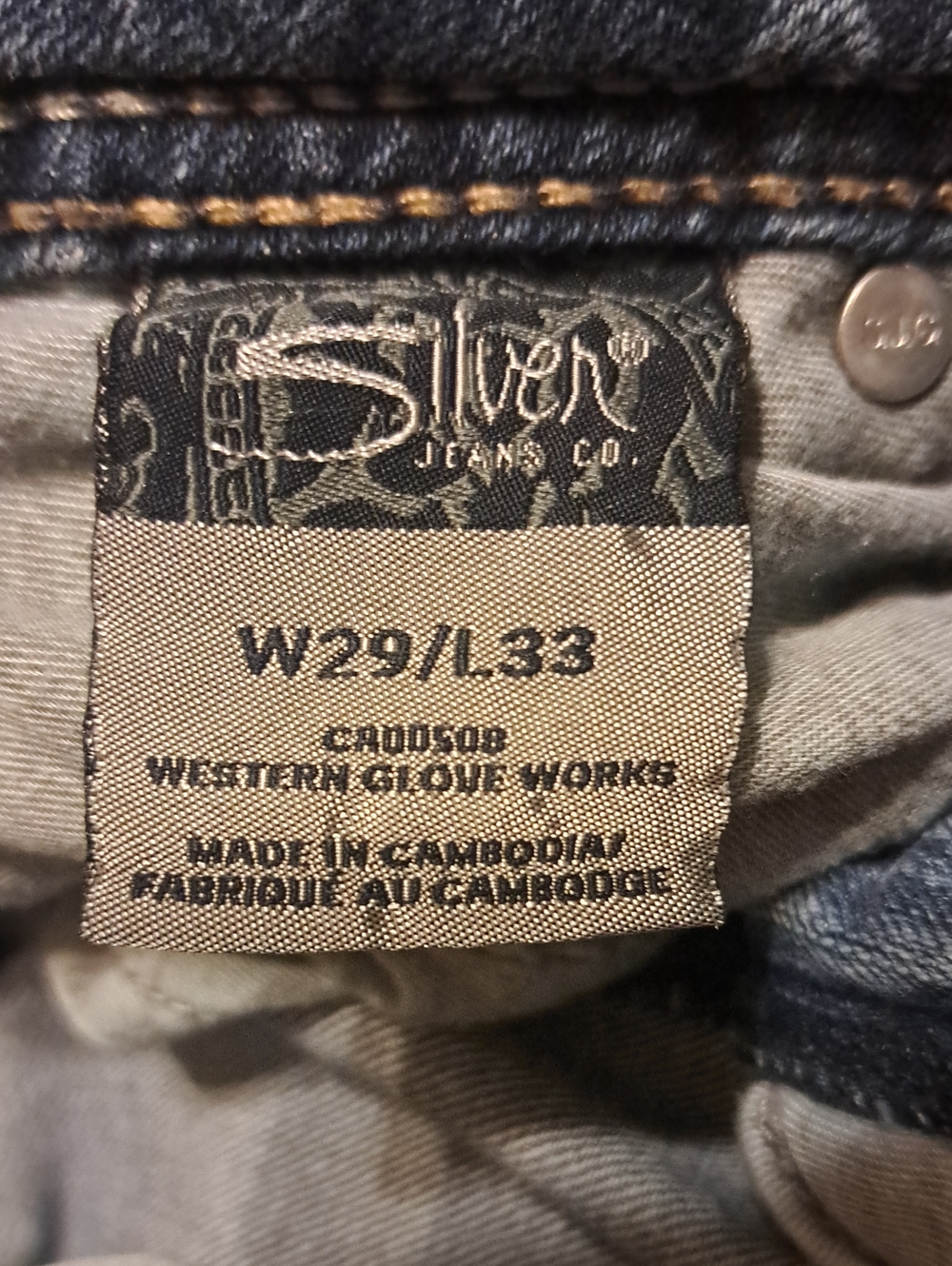 Size 29 Women's Silver Classic Women's Blue Denim Jeans - Picture 8 of 10